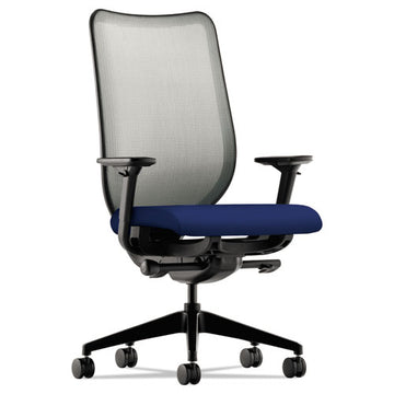 HON® Nucleus Series Work Chair, Ilira-stretch M4 Back, Supports Up To 300 Lb, 17" To 22" Seat Height, Navy Seat-back, Black Base freeshipping - TVN Wholesale